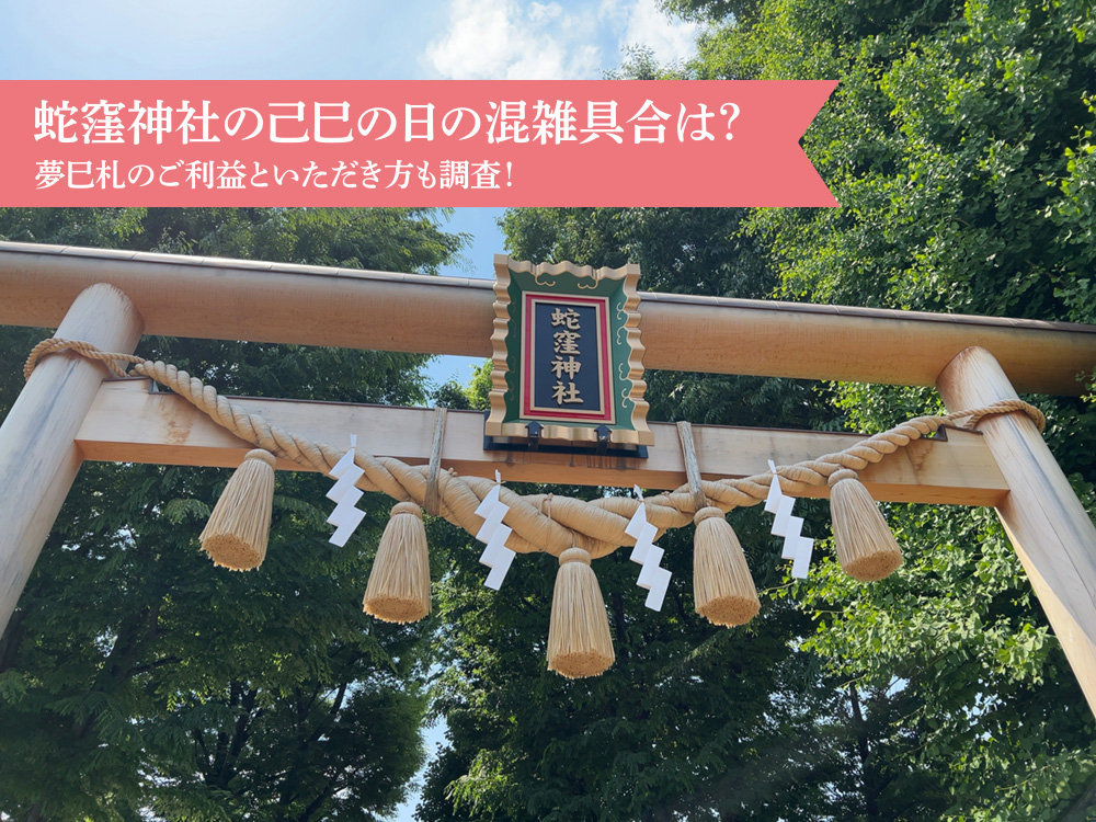 蛇窪神社の己巳の日の混雑具合は？夢巳札のご利益といただき方も調査！